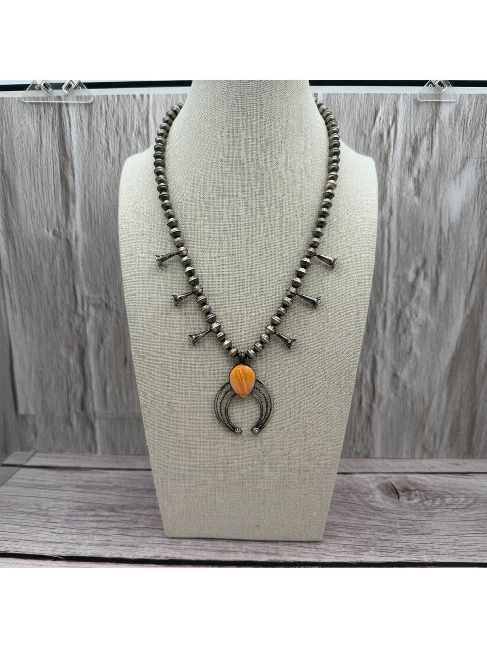 Lenora Garcia Sterling Silver Petite Squash Blossom - 18"